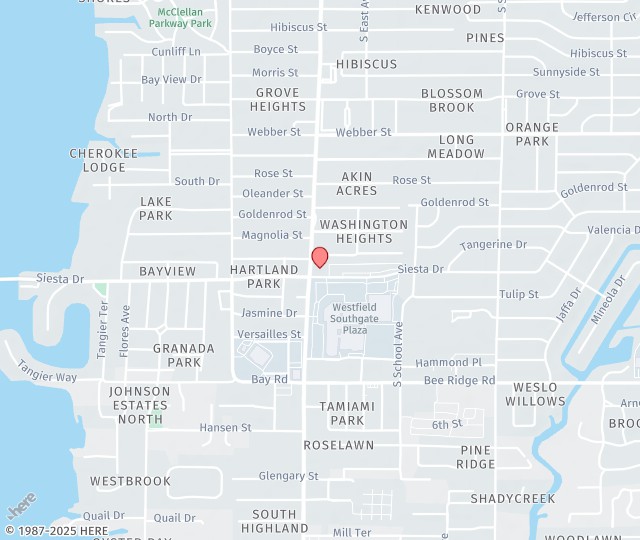 Location Map:  Sarasota, FL34239