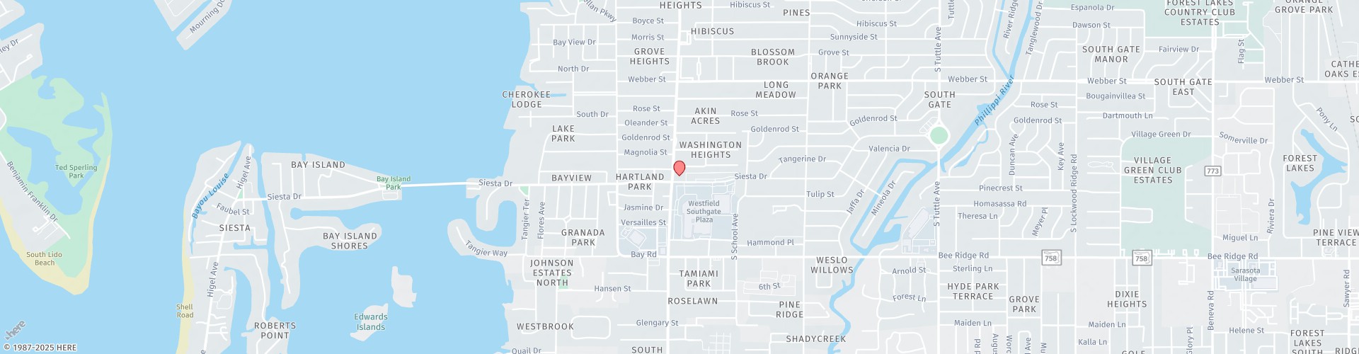 Location Map:  Sarasota, FL34239
