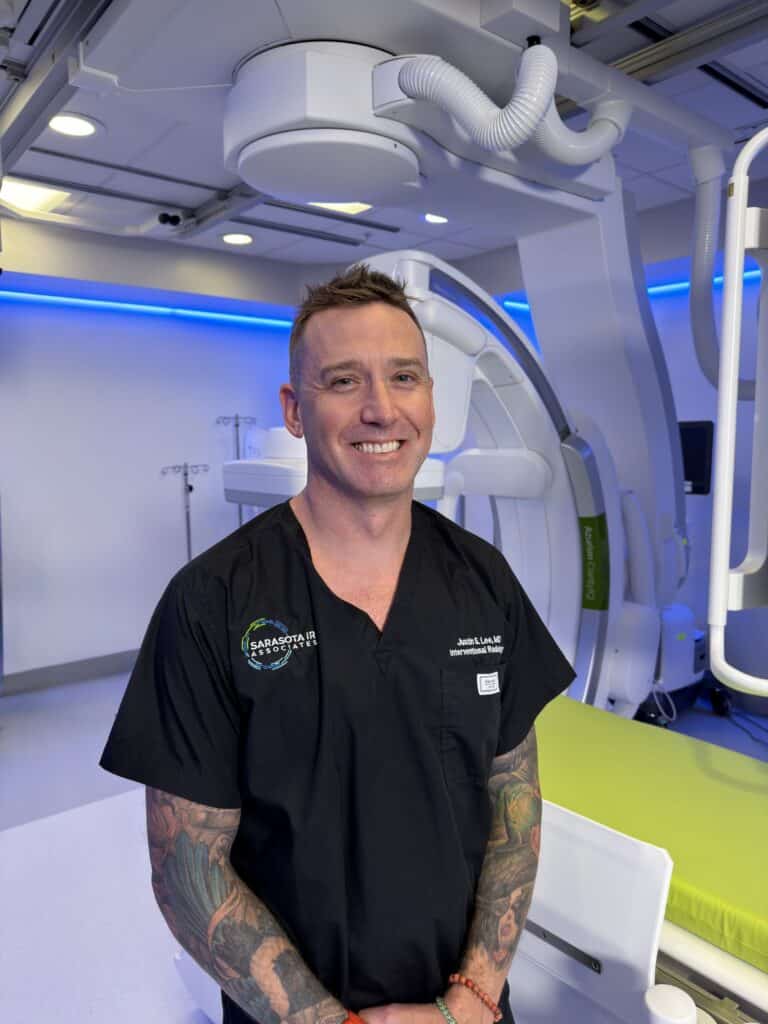 Dr. Justin Lee at Sarasota IR Associates in Sarasota, Florida